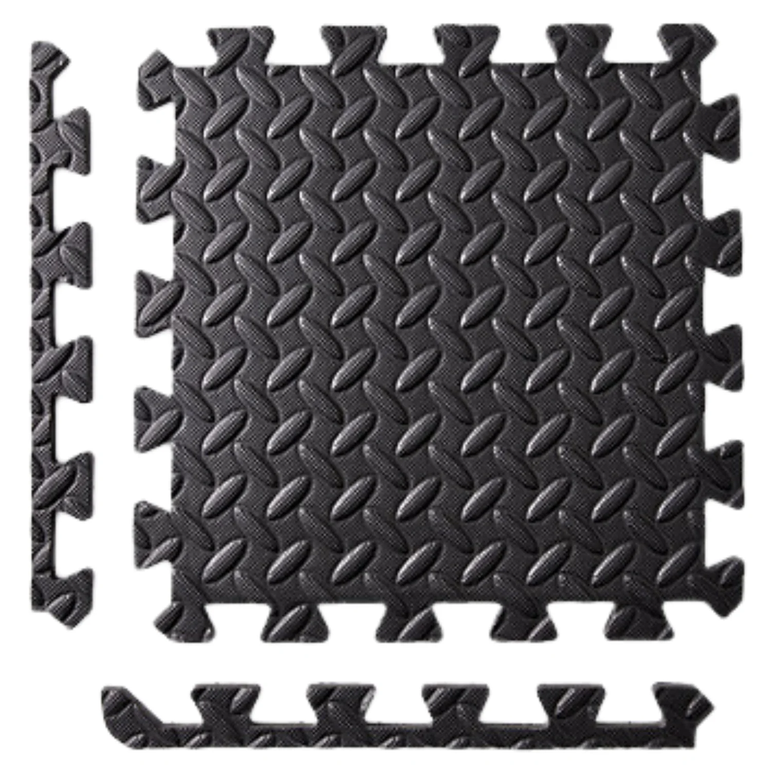 1 Pack Fitness Floor Tiles by Phoenix Fitness - Black