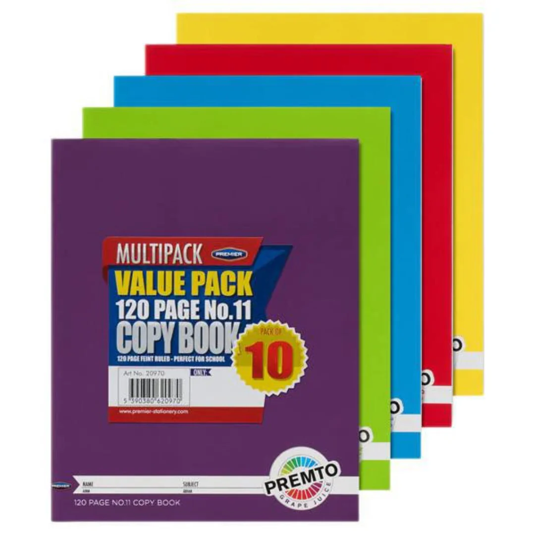10 Pack of Premto 120 page