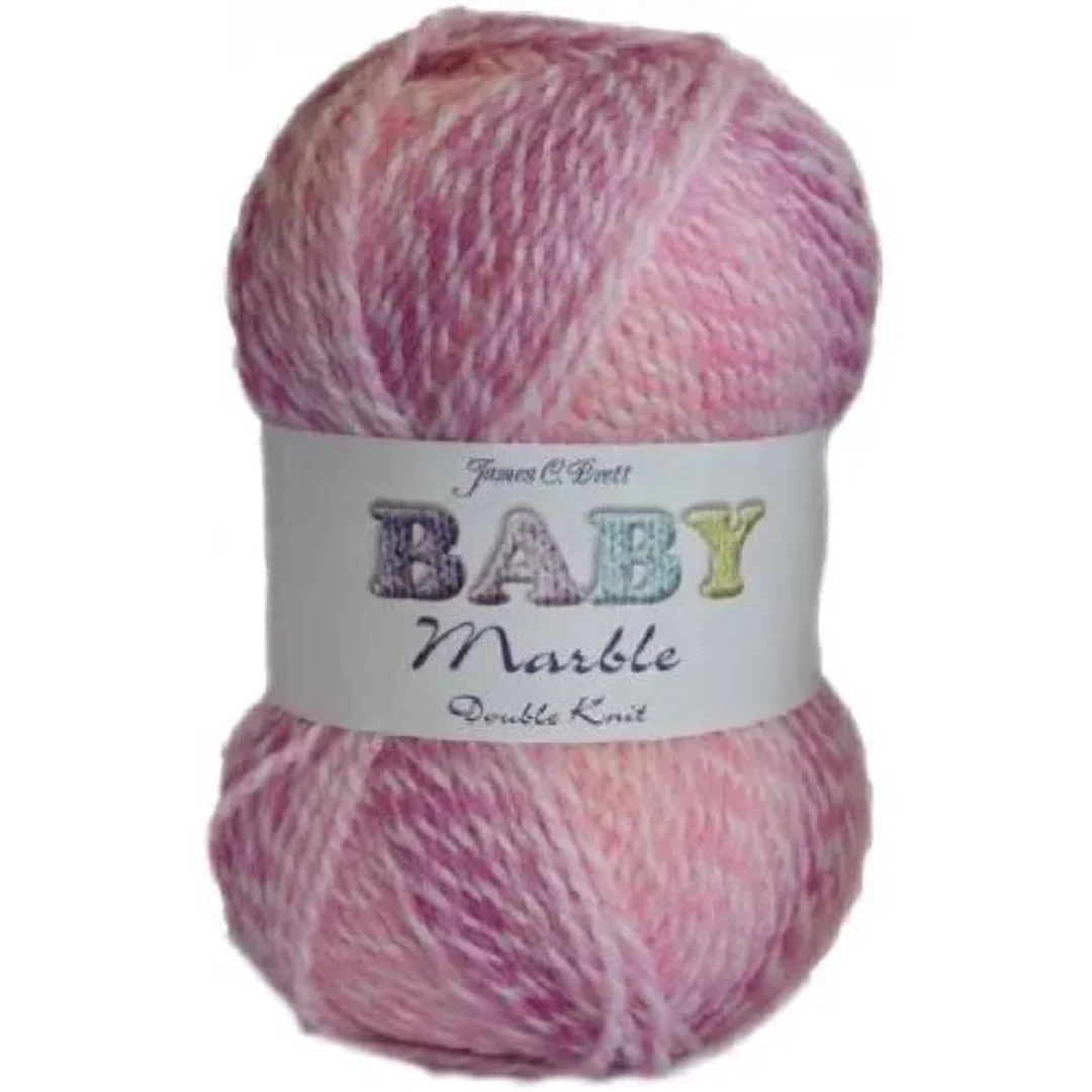 100g Baby Marble Double Knitting Wool - Image 3