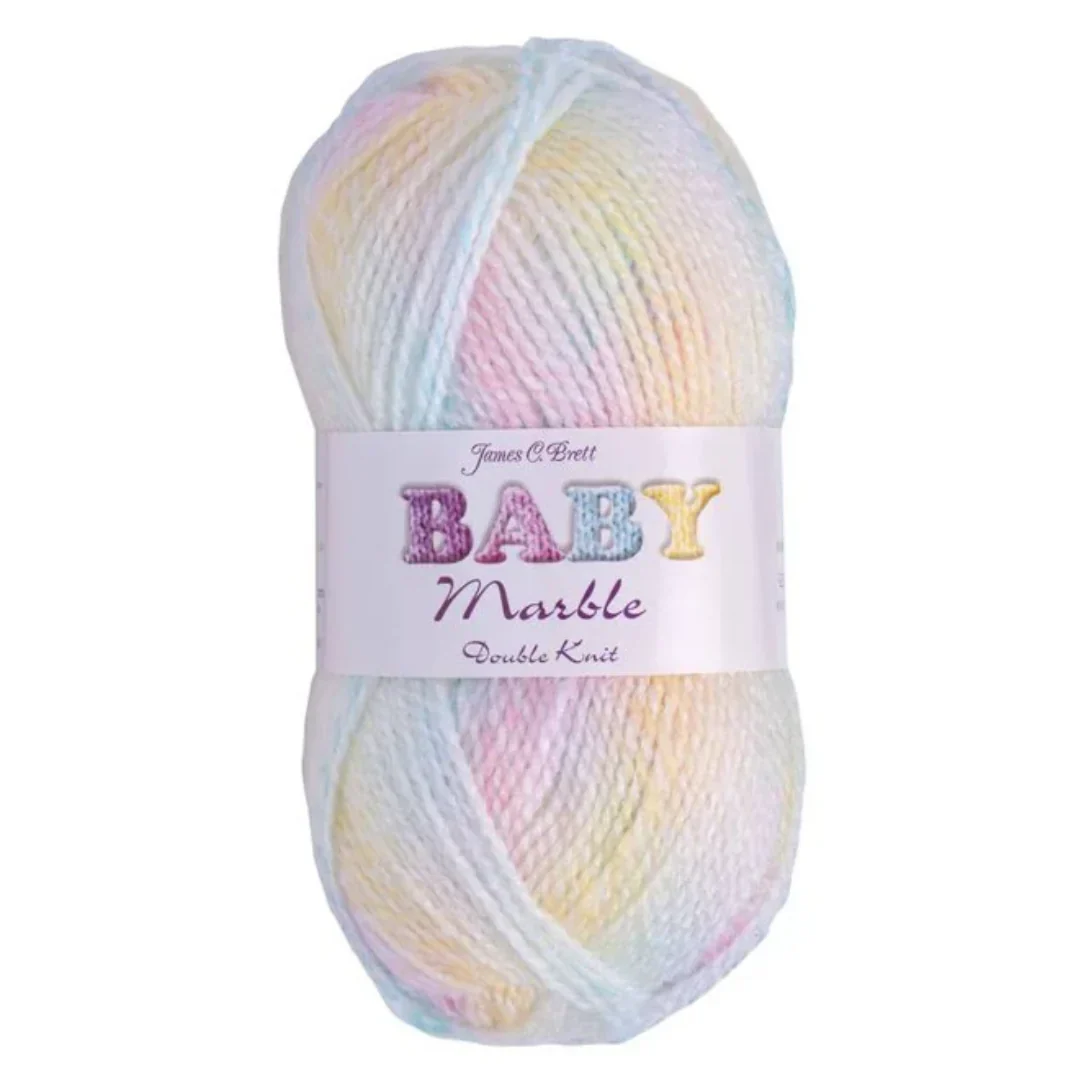 100g Baby Marble Double Knitting Wool - Image 4