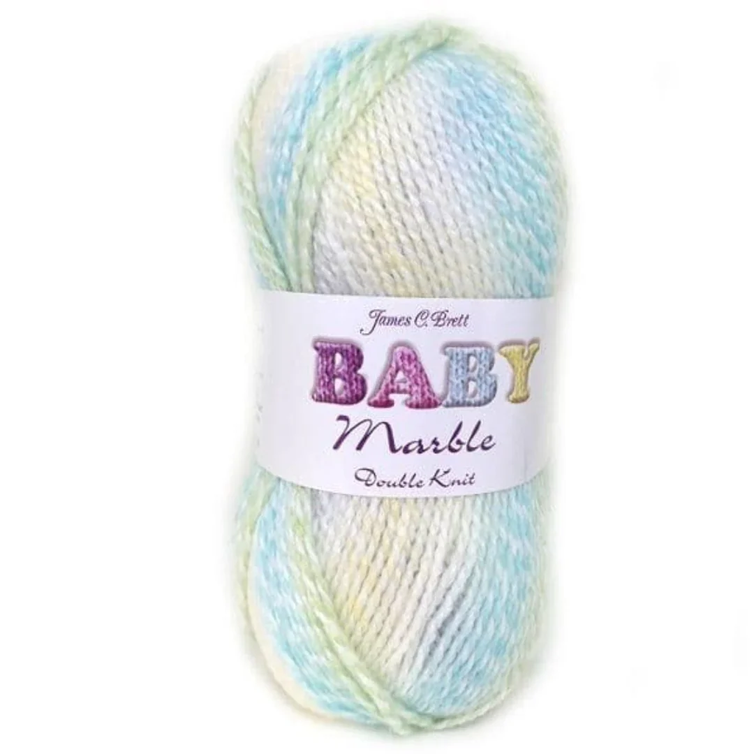 100g Baby Marble Double Knitting Wool - Image 5