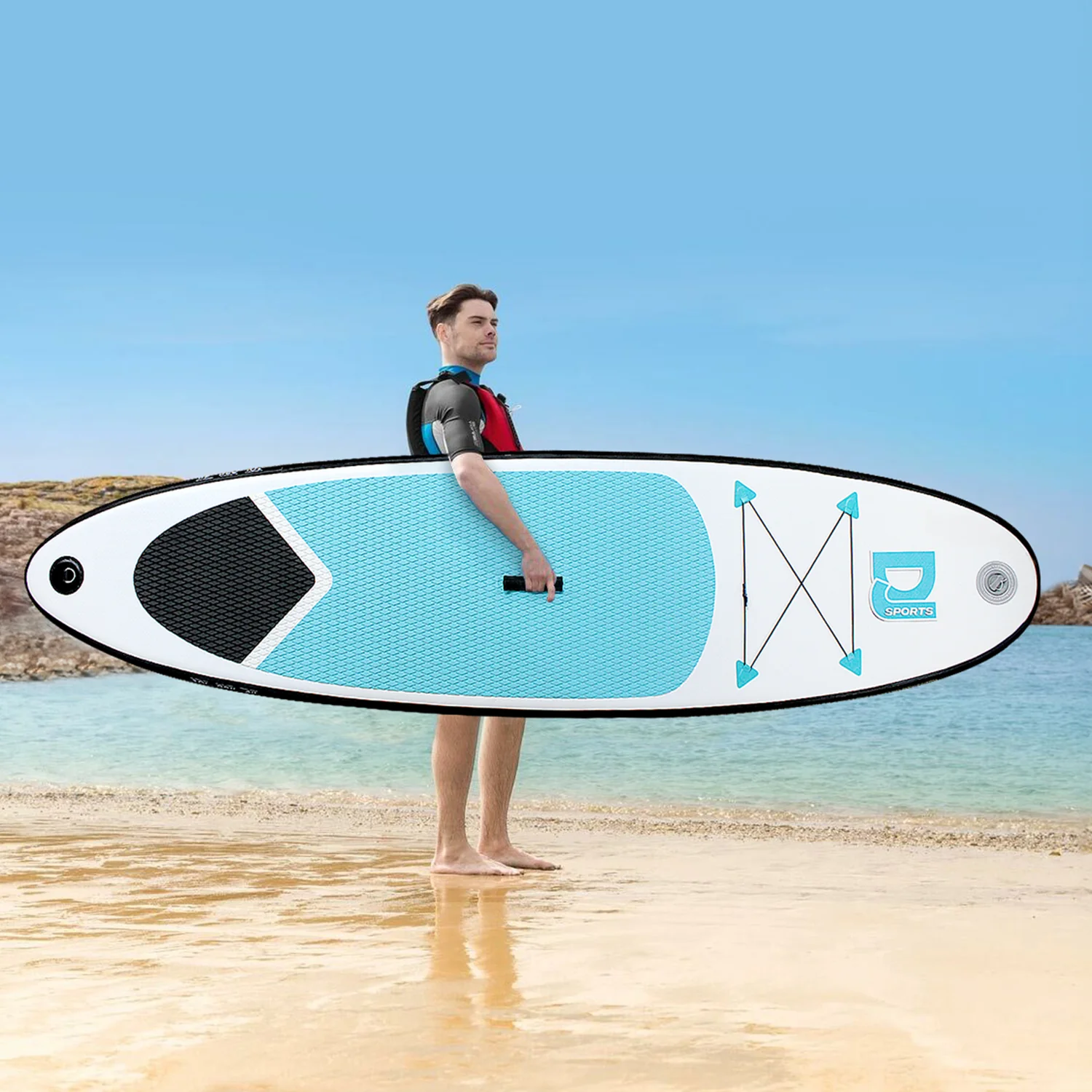10ft Inflatable Stand Up Paddle Board - Image 4