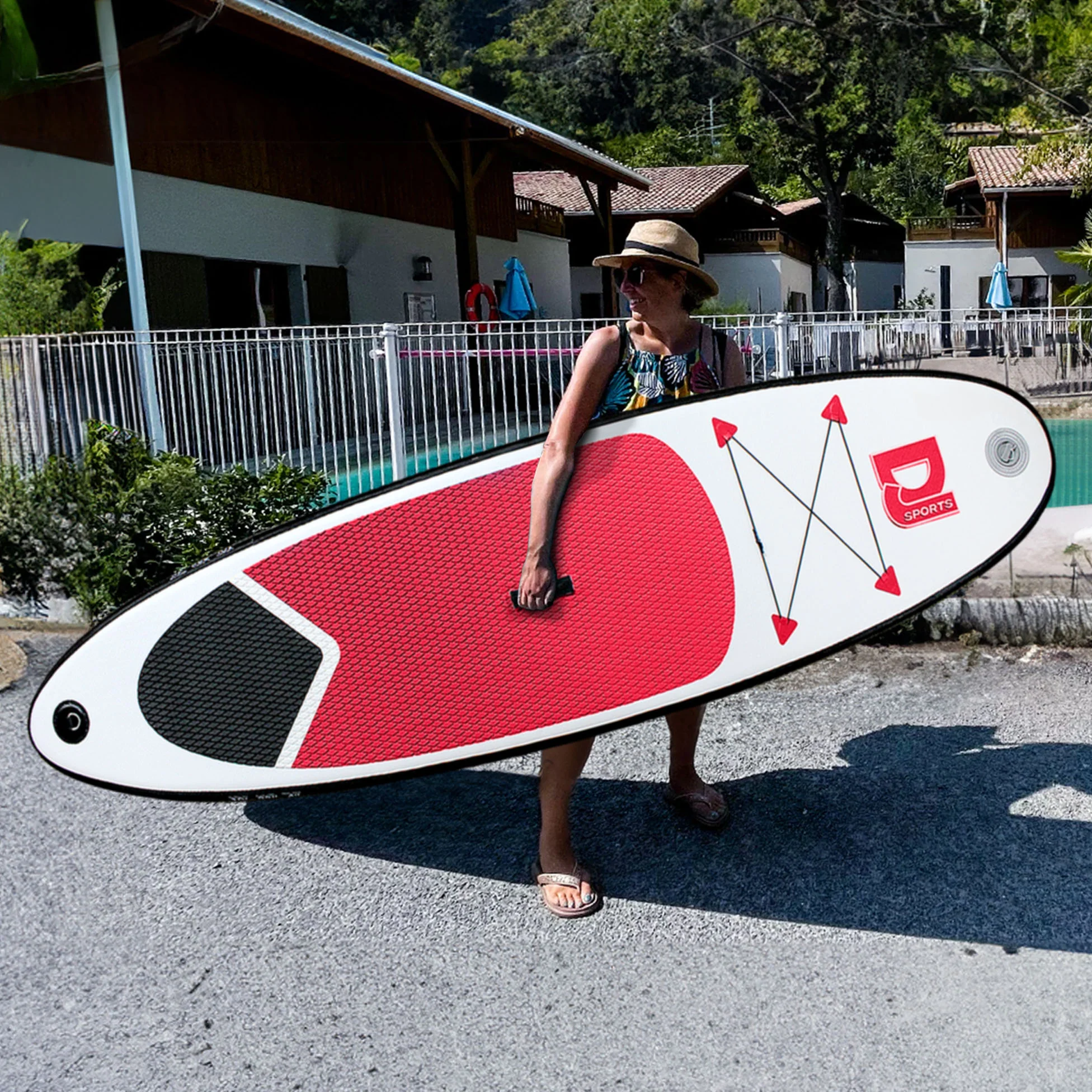 10ft Inflatable Stand Up Paddle Board - Image 6