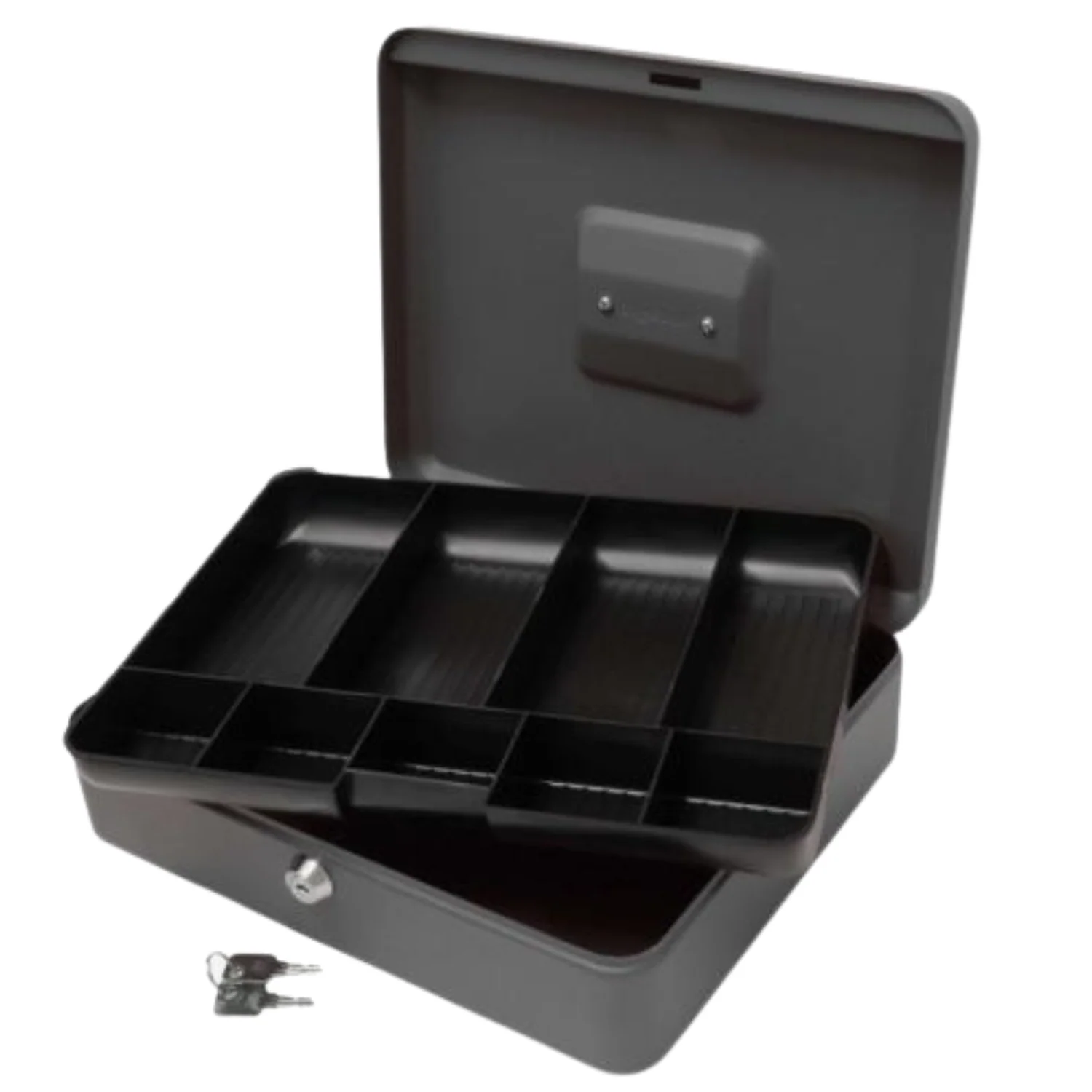 12" Black Cash Box - Image 4