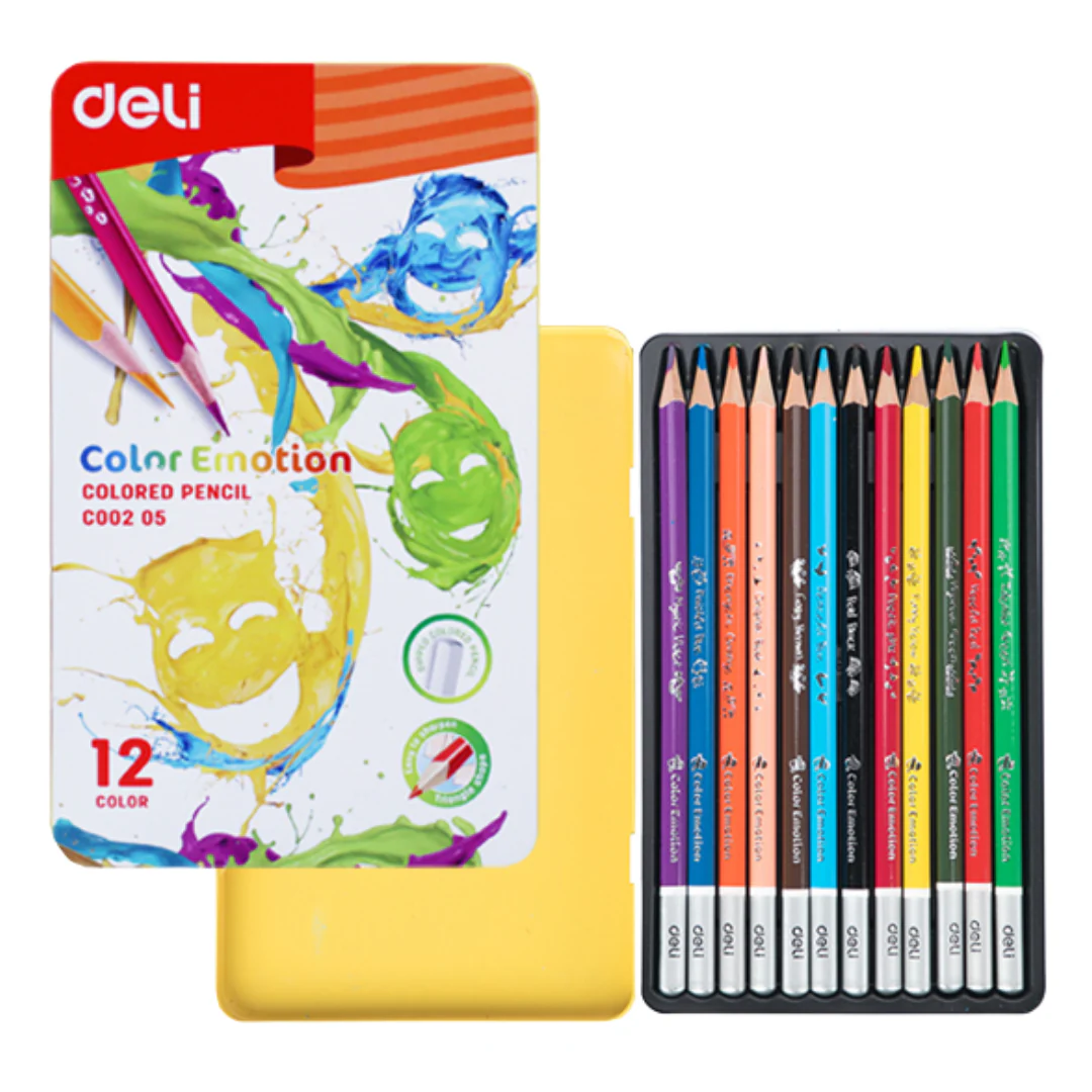 12-Colour Coloured Pencils Set