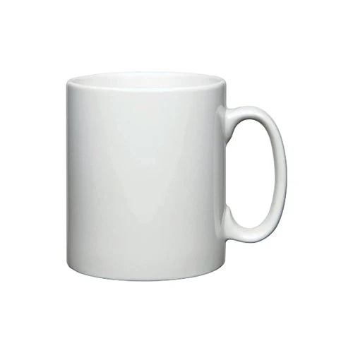 12oz White Bullet Style Mug