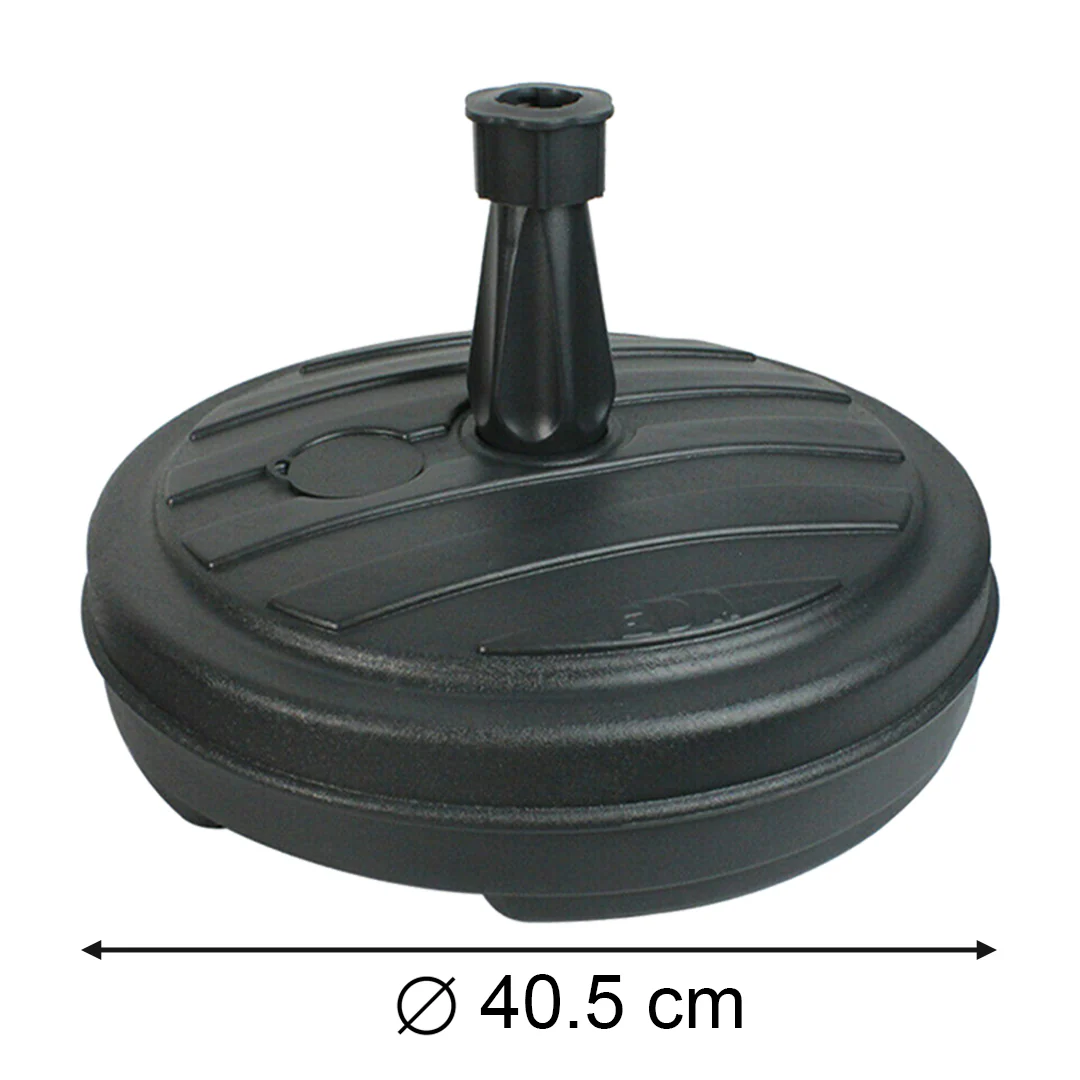 13L Garden Parasol Base - Black or White - Image 4