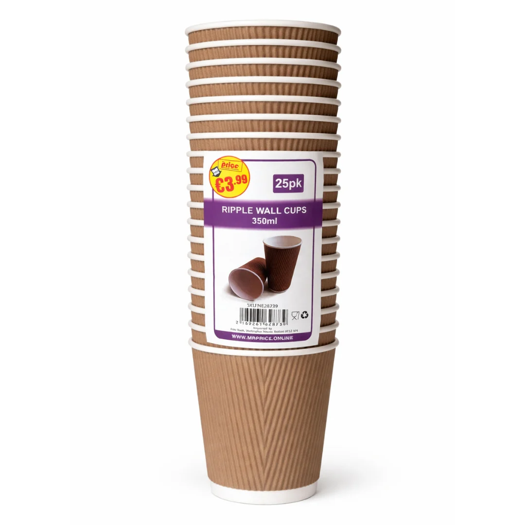 12oz Ripple Cups – Pack of 25