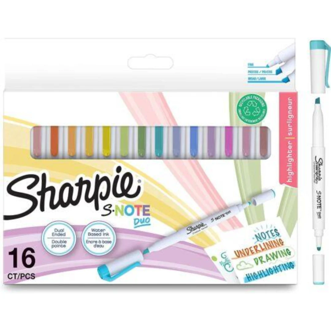 16pk Sharpie Pastel Highlighters