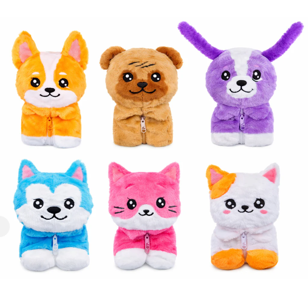 17cm Finger Pets Puppets – Soft Plush Animal Toy