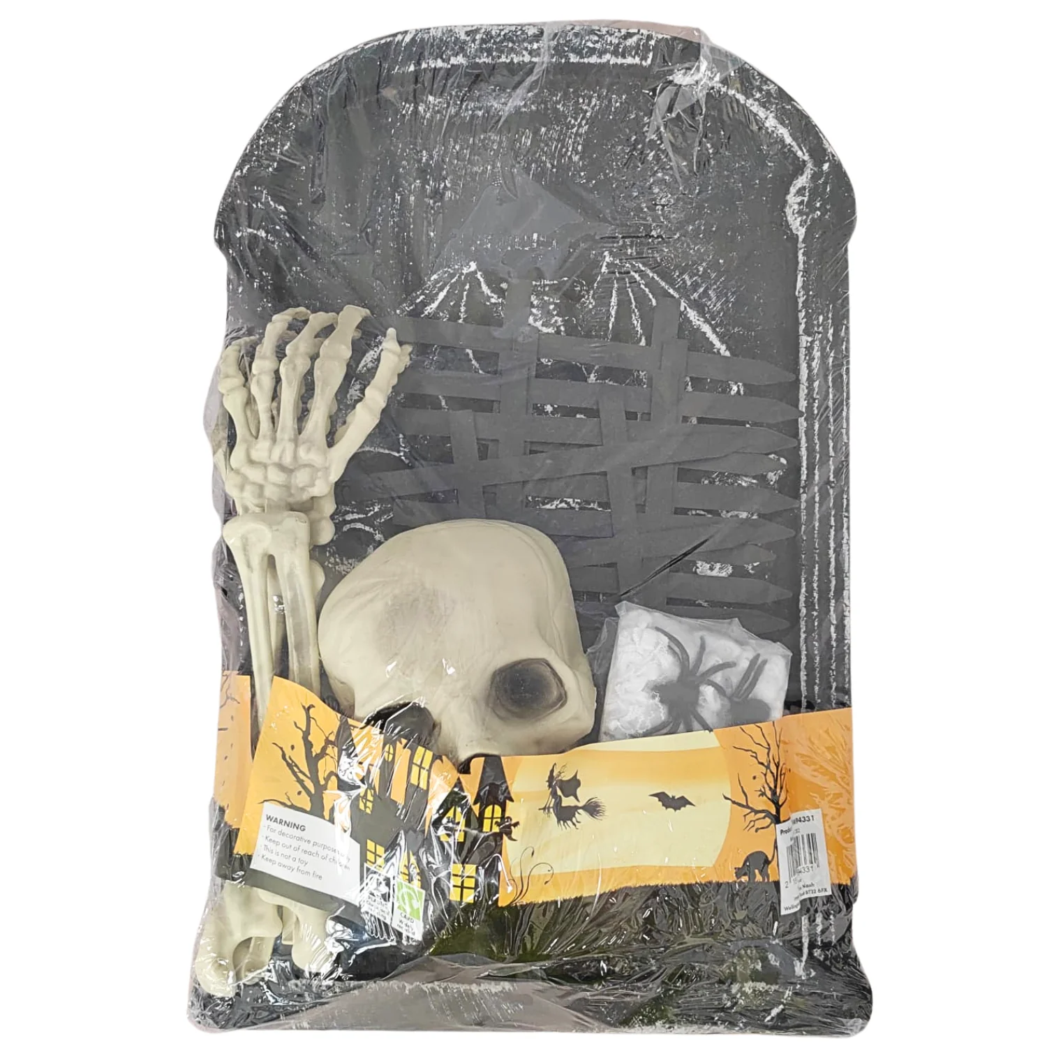 18 Piece Halloween Graveyard Kit