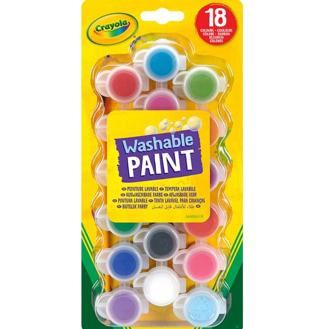 18 Washable Poster Paints by Crayola
