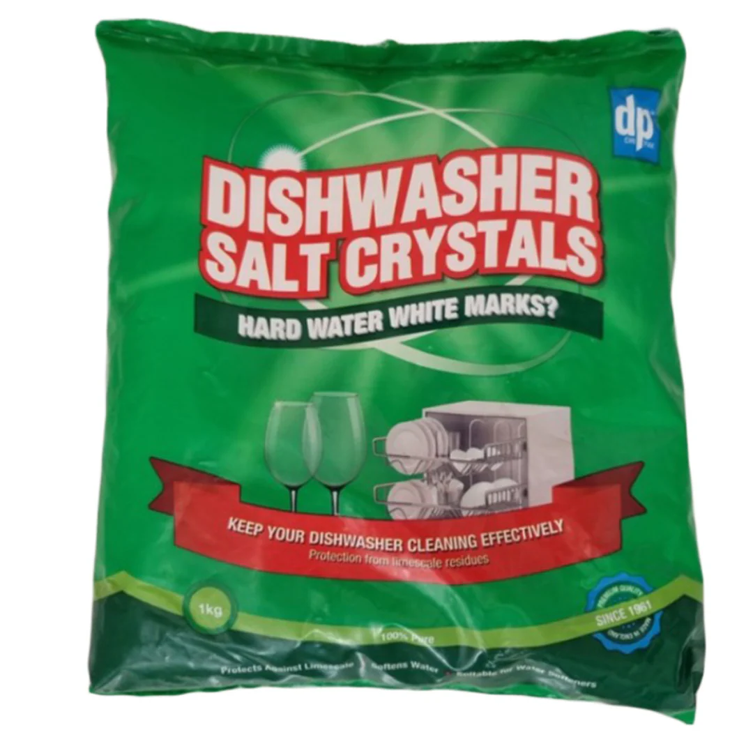 1kg Dishwasher Salt Crystals for Limescale Prevention