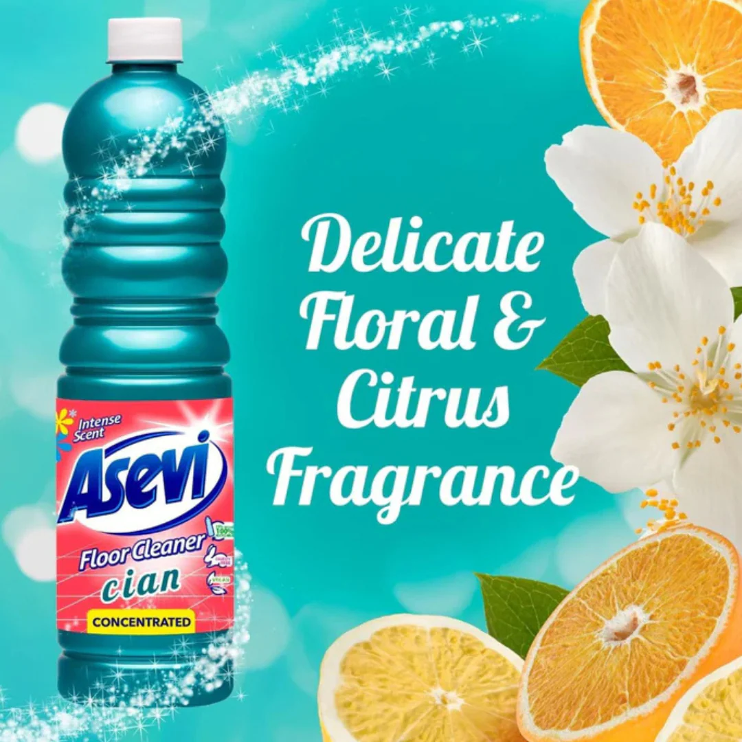 1L Floor Cleaner Cian by Asevi - Image 3
