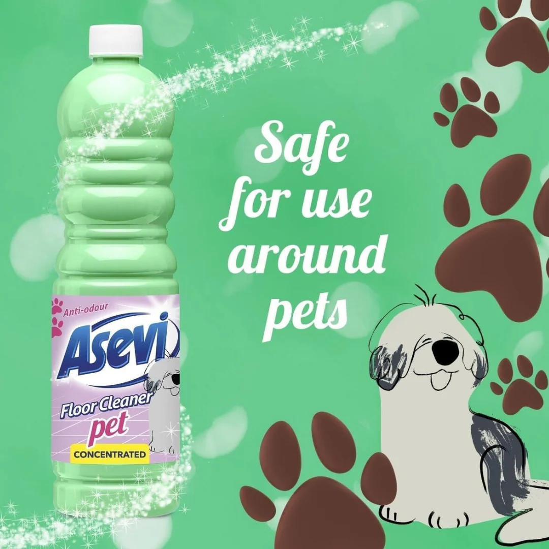 1L Floor Cleaner Pet by Asevi - Image 3