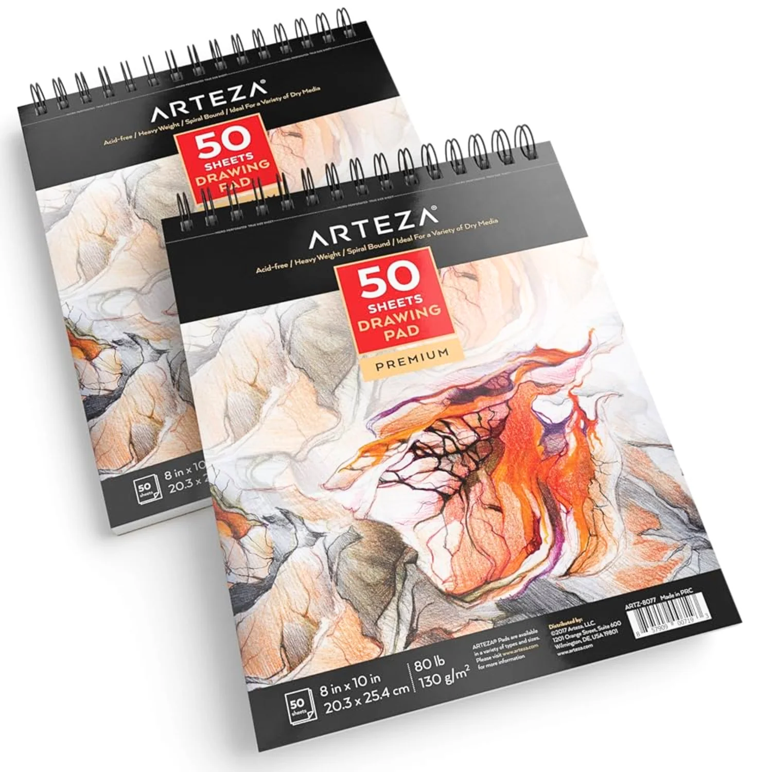 2-Pack Spiral Drawing Pads