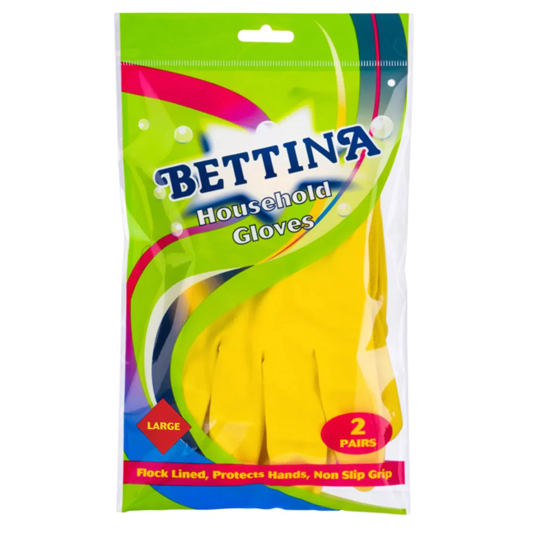 2-Piece Household Gloves - Large Size by Bettina