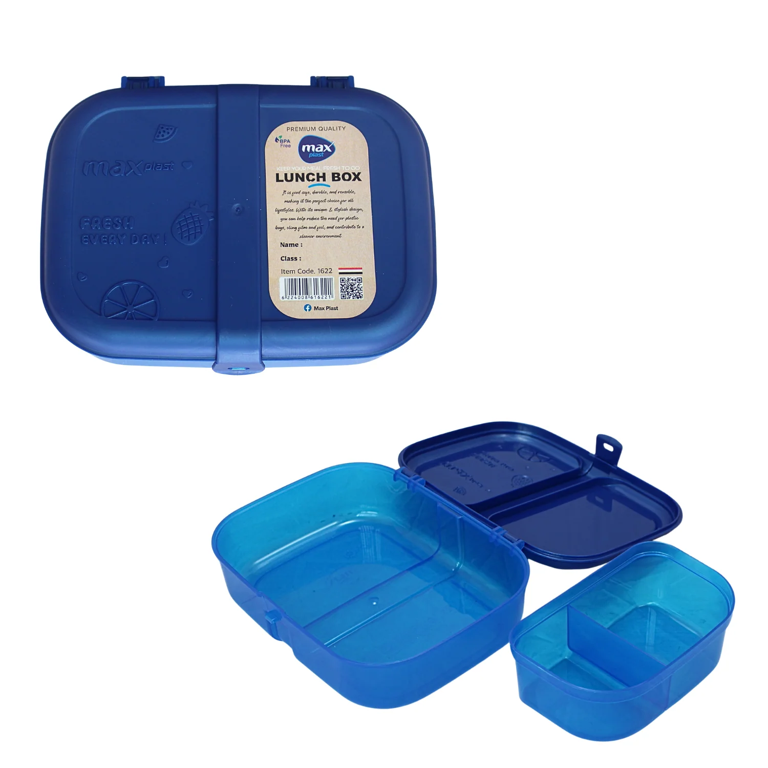 2-Section Foodie Box – 1.1 Litre - Image 3