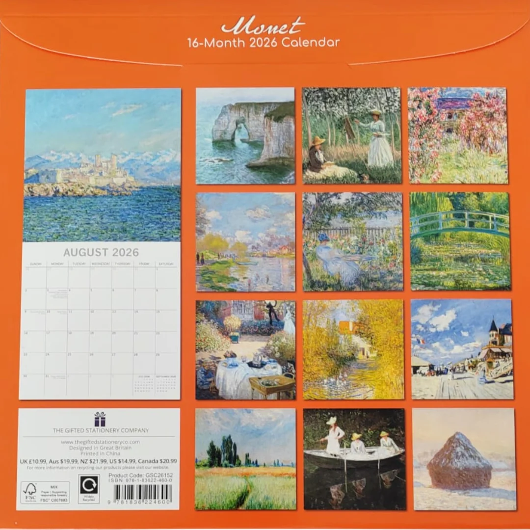 2026 Monet Calendar - Image 2