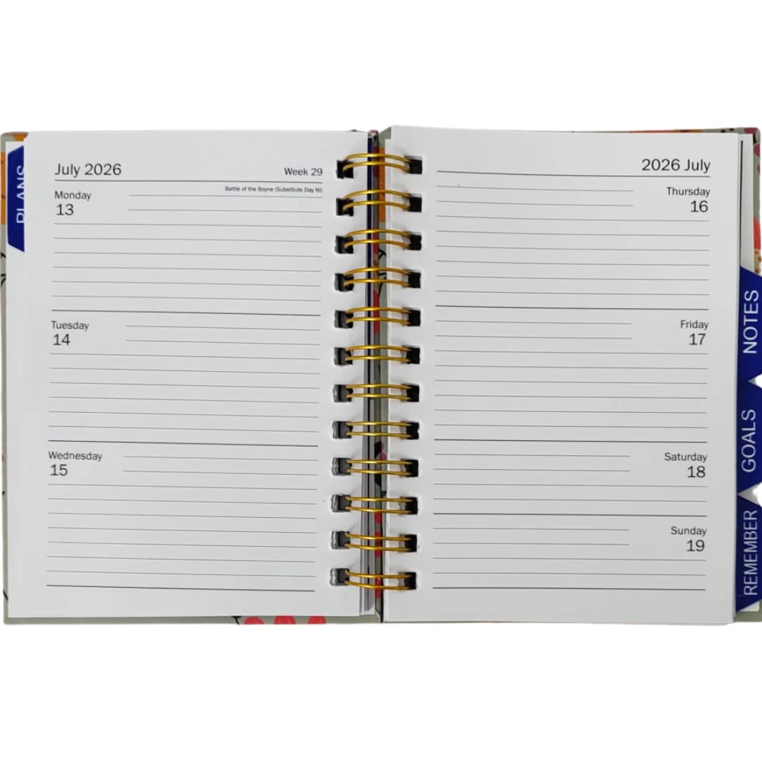2026 Organiser Diary – 192 Pages + 5 Dividers - Image 2