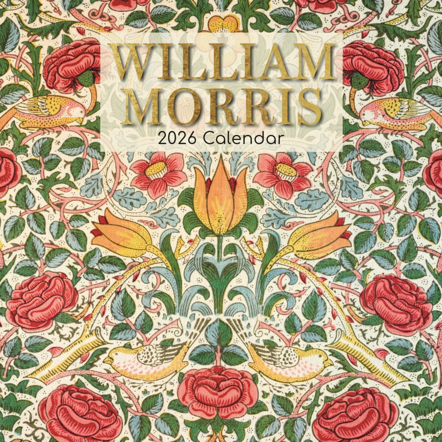 2026 William Morris Calendar – Rose