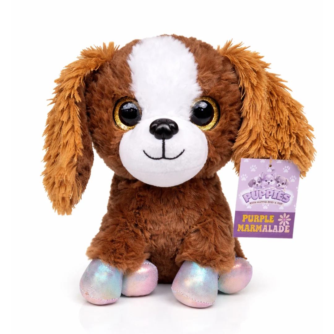 20cm Assorted Puppies Plush Set
