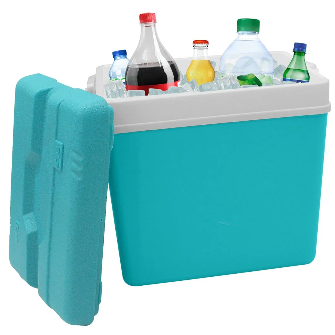 24L Coolbox – Pearl Grey & Lagoon
