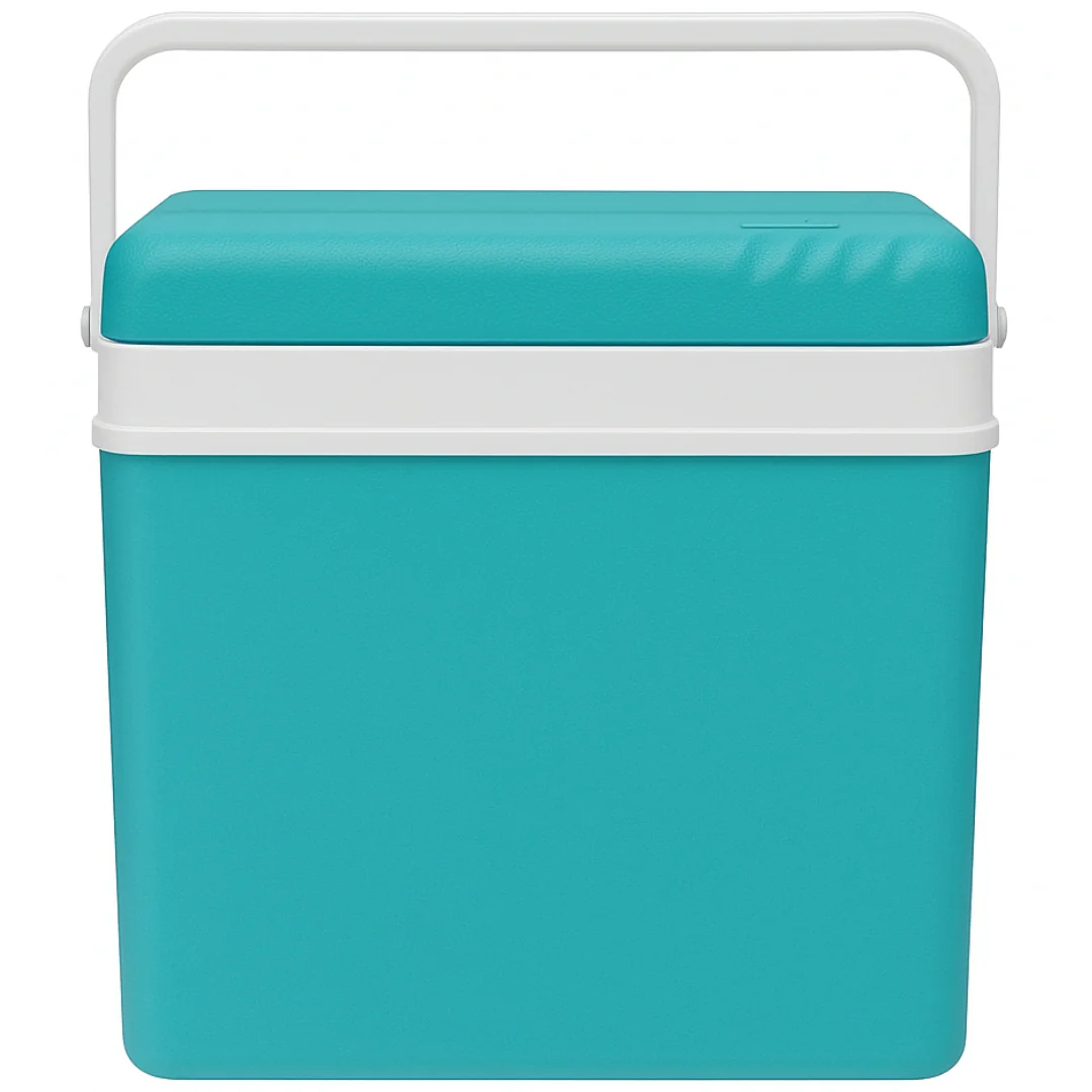 24L Coolbox – Pearl Grey & Lagoon - Image 3