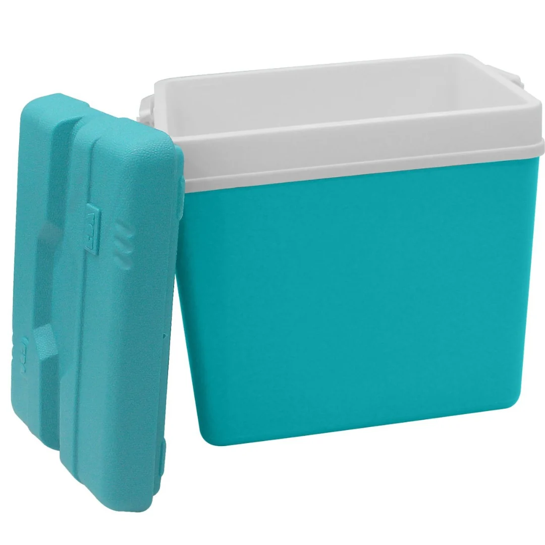 24L Coolbox – Pearl Grey & Lagoon - Image 4