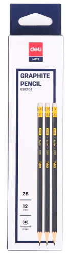 2B Graphite Pencils by Deli