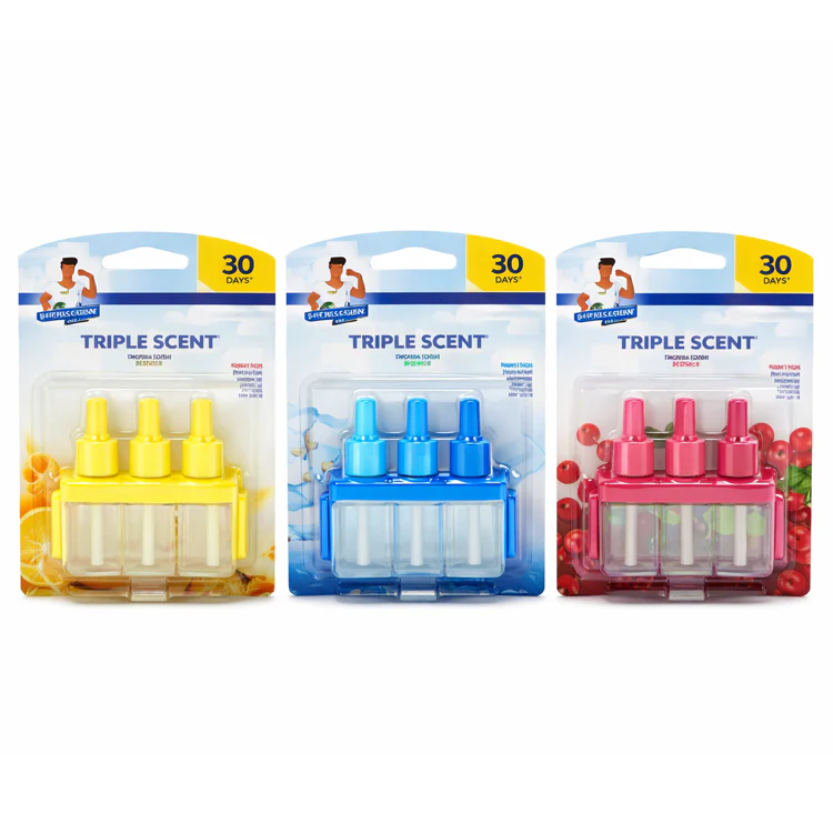 3 Pack 20ml Scented Glass Oil Refills
