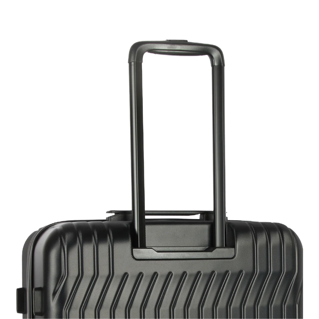 3-Piece Black Suitcase Set (20", 24", 28") - Image 4