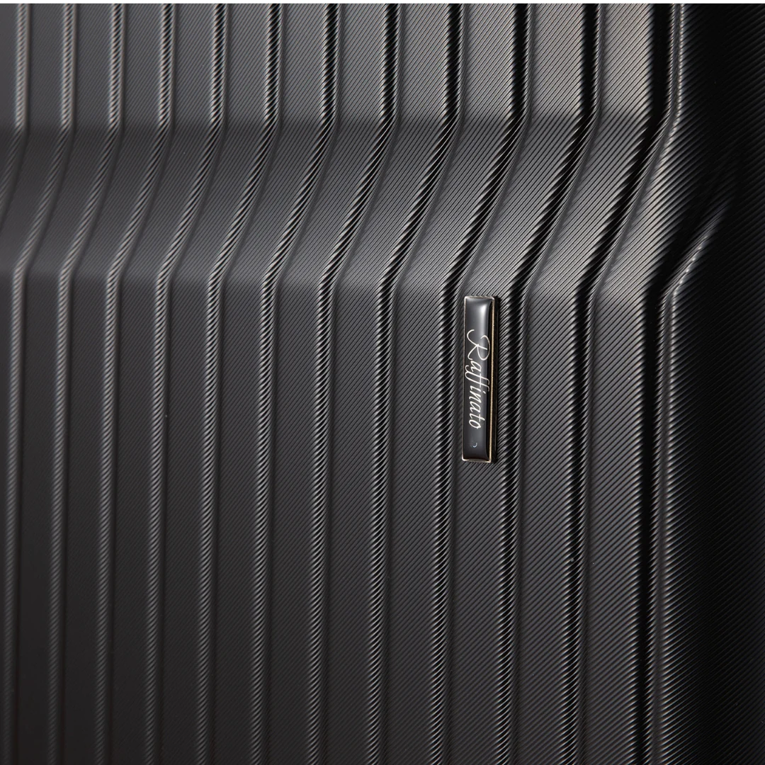 3-Piece Black Suitcase Set (20", 24", 28") - Image 8