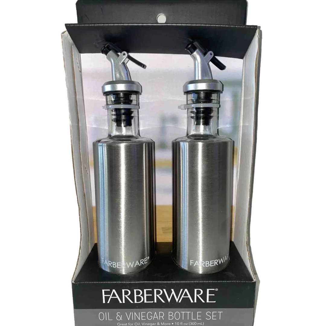 300ml Oil & Vinegar Dispenser Bottle Set by Farberware
