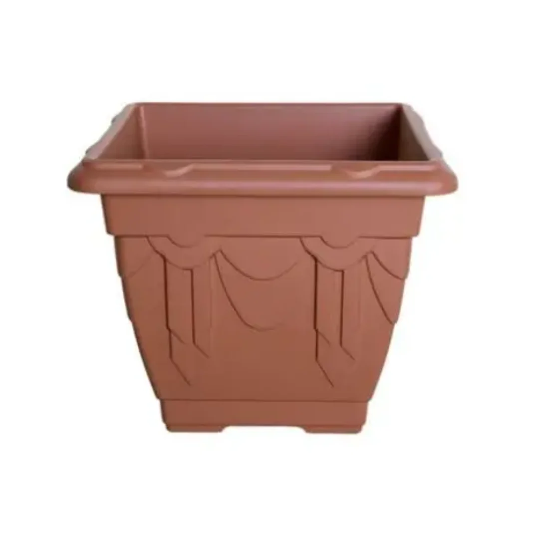 30CM Square Venetian Planter – Terracotta