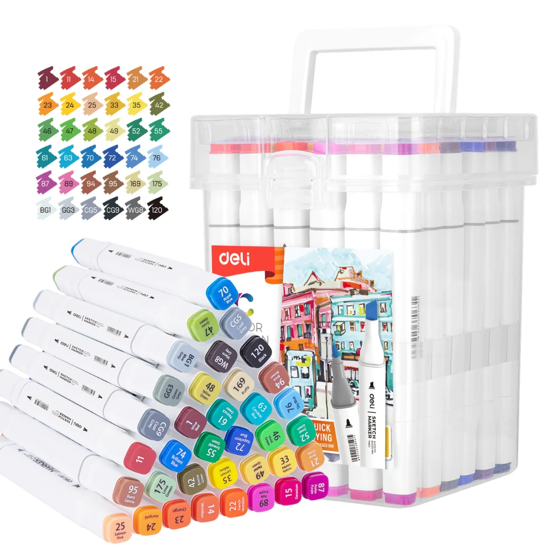 36-Colour Sketch Markers Set
