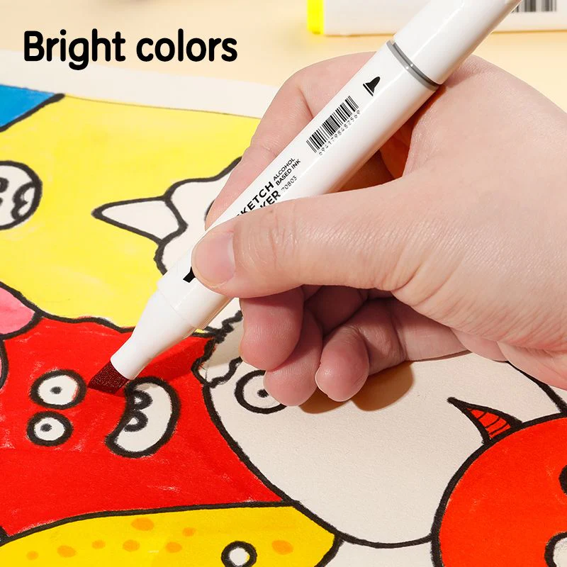 36 Sketch Markers with Dual Tip by Deli - Image 2
