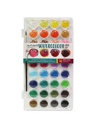 37pc Watercolour Cake Set by Mont Marte