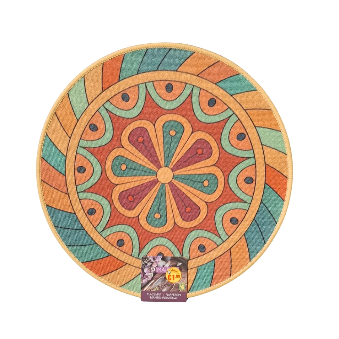 38cm Round Placemat Assorted Designs