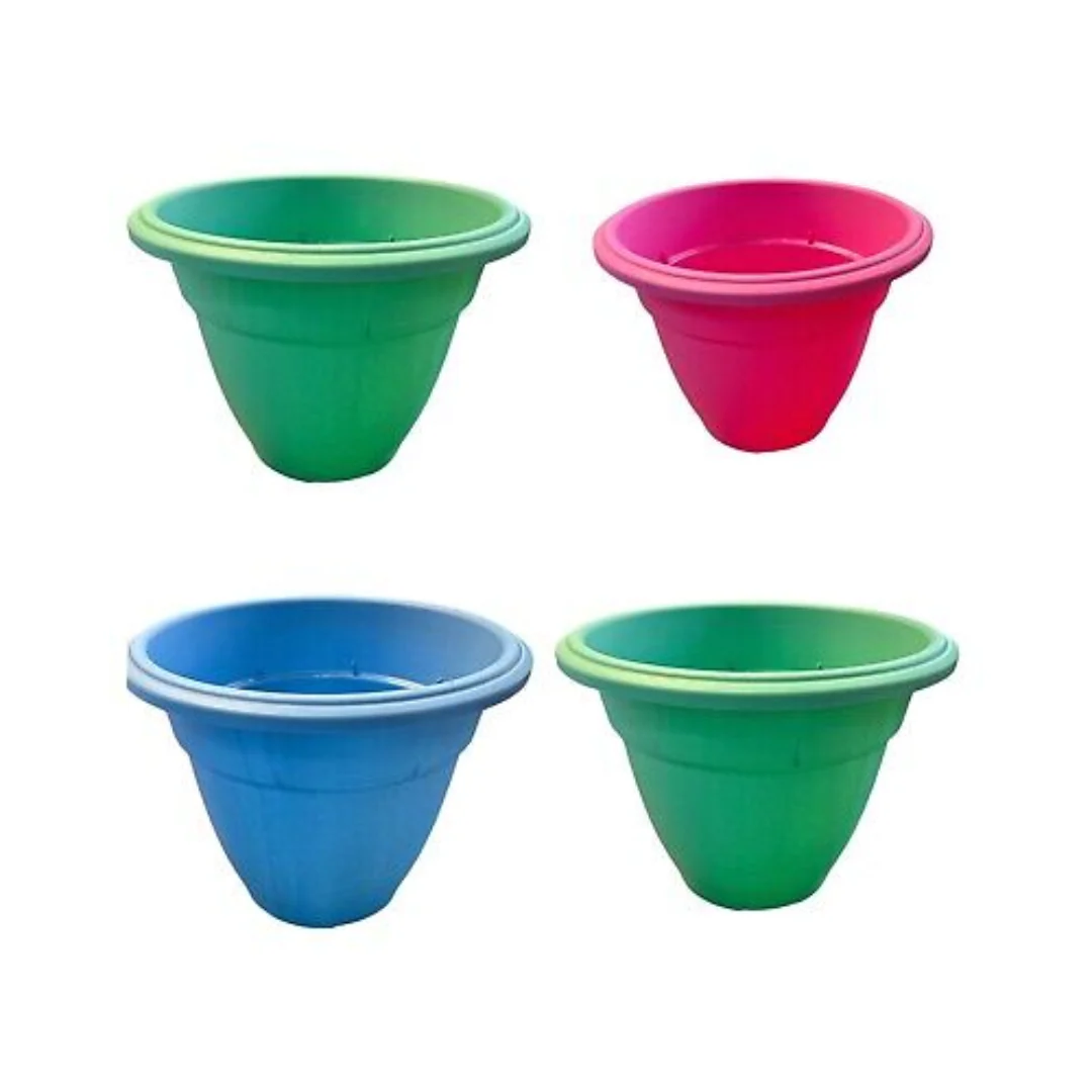 38CM Round Bell Planter – Assorted Trend Colors
