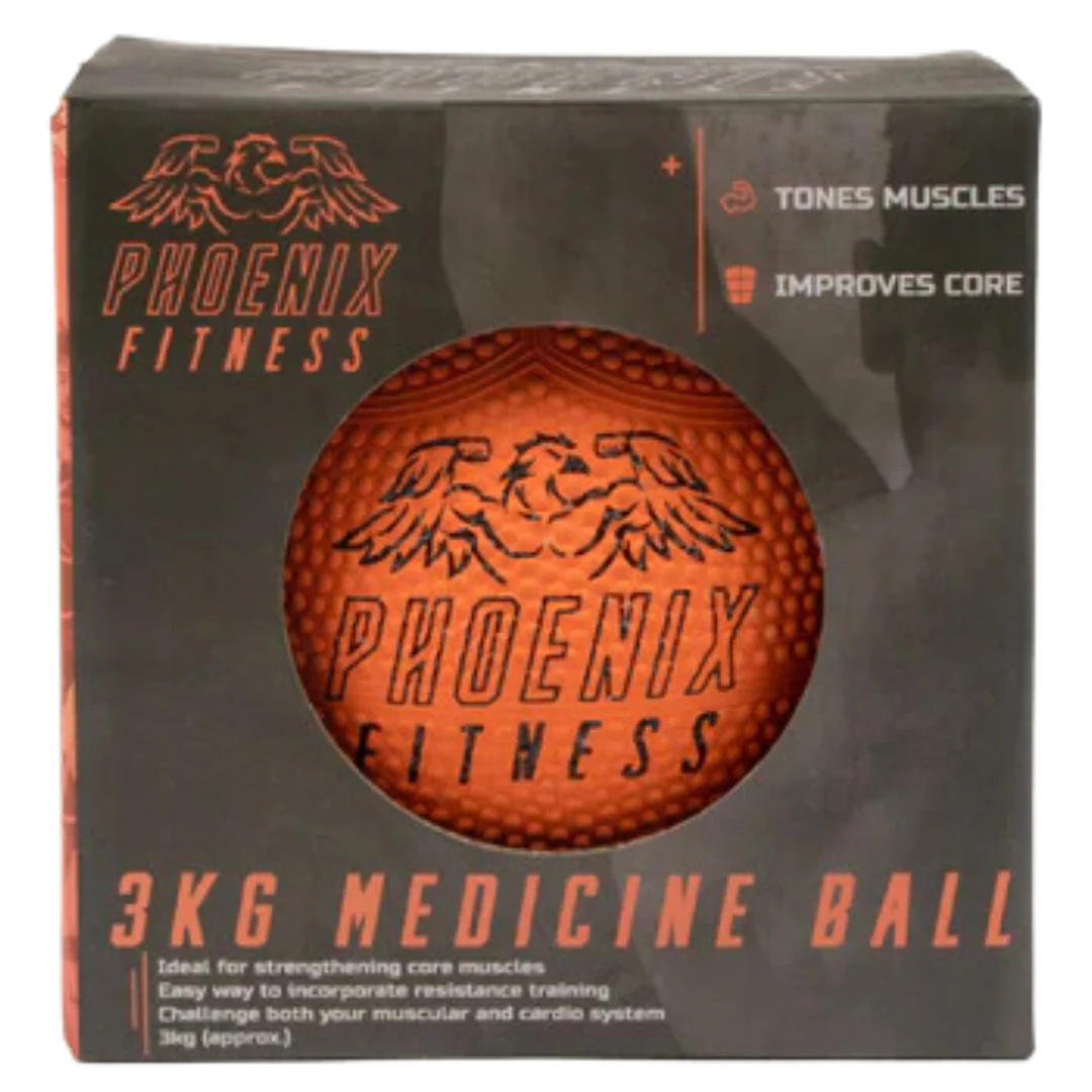 3kg Medicine Ball by Phoenix Fitness - Image 3