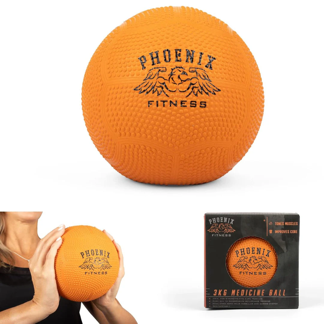 3kg Medicine Ball by Phoenix Fitness - Image 4