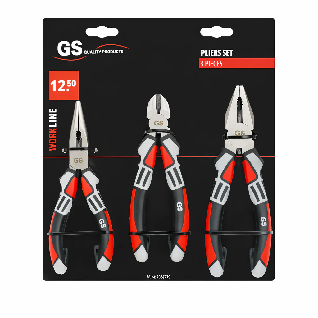3pc Pliers Set