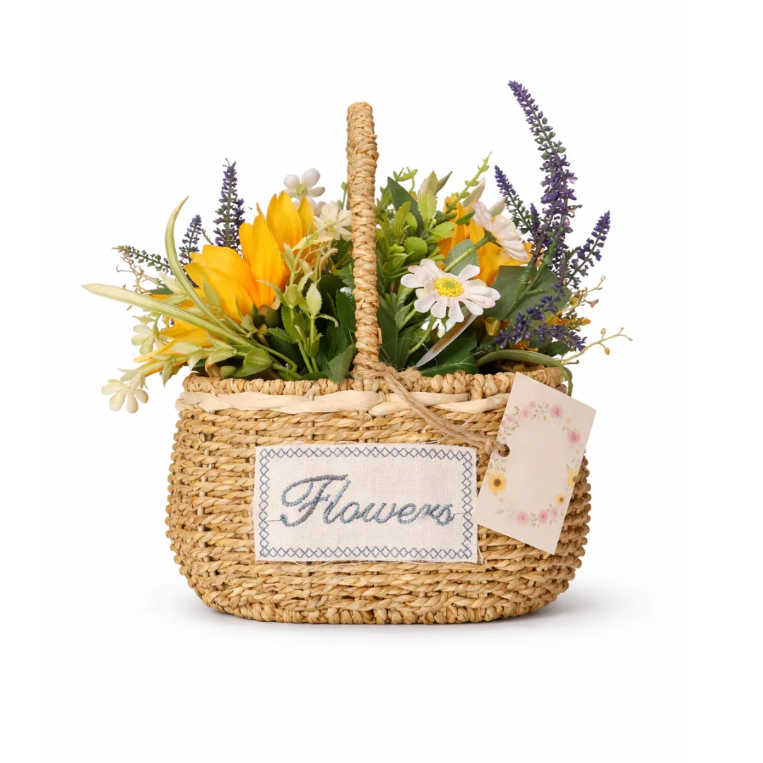 4 Assorted Deluxe Flower Baskets - Image 2