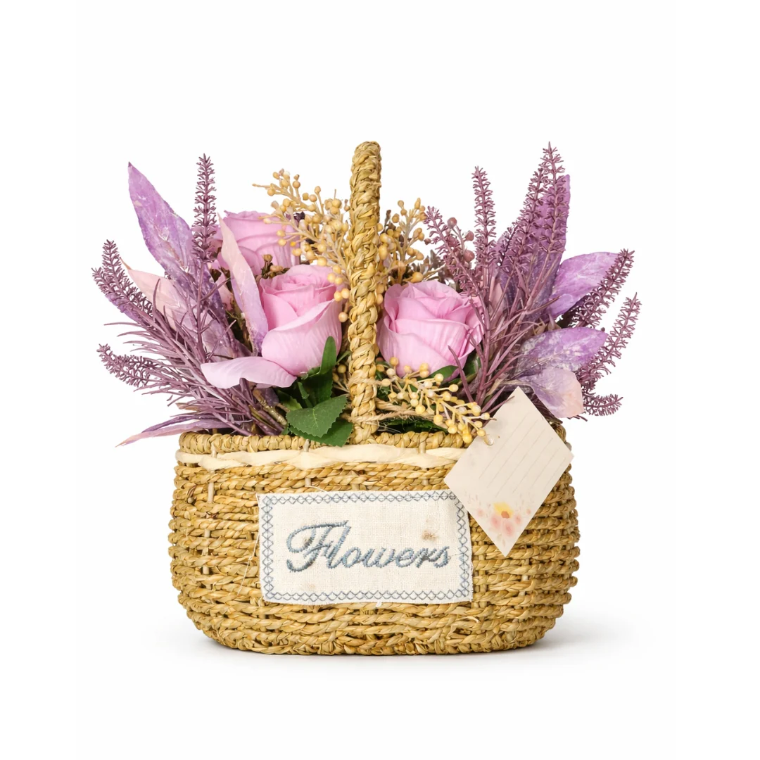 4 Assorted Deluxe Flower Baskets - Image 3