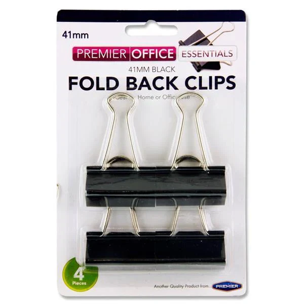 4 Binder Clips 41MM