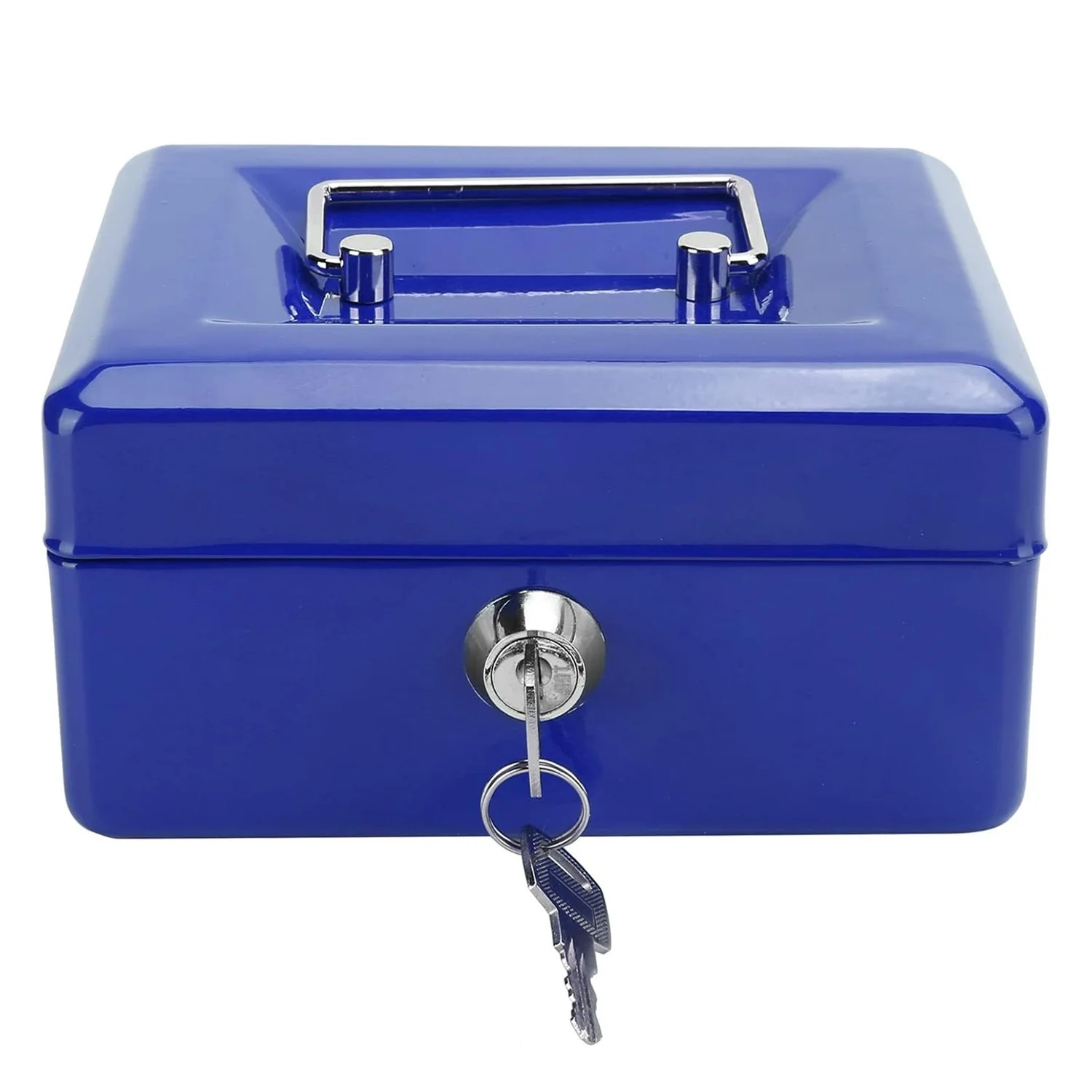 4" Blue Cash Box - Image 2