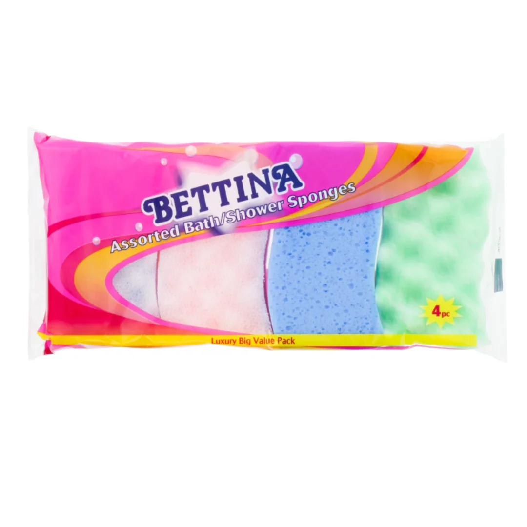 4-Piece Multipack Bath and Shower Sponges - Image 3