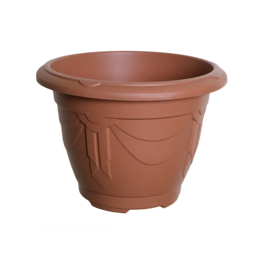 43CM Round Venetian Planter – Terracotta
