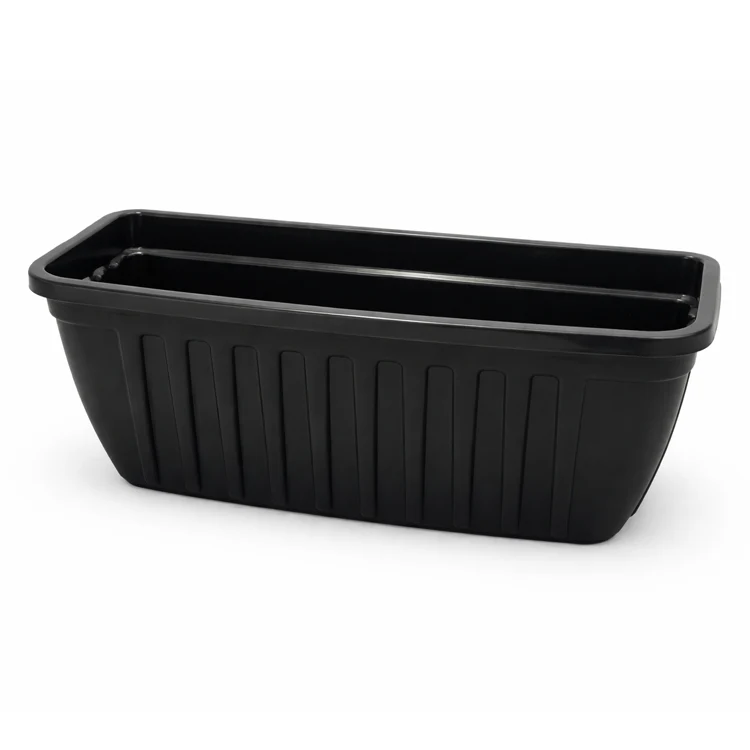 45cm Wall Planter Black